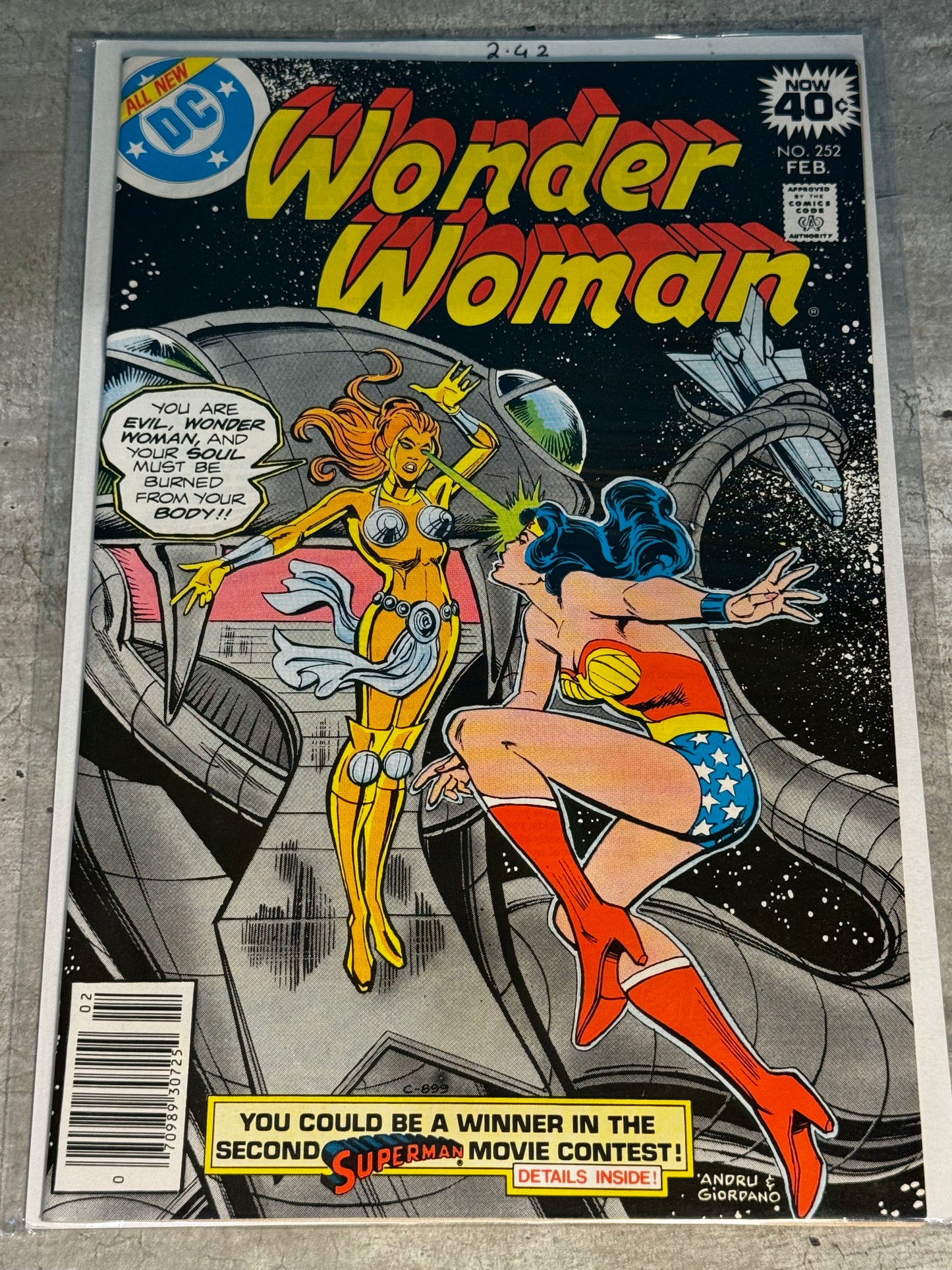 1979 - DC Comics - Wonder Woman, Vol. 1 #252 - VF+ - English 1