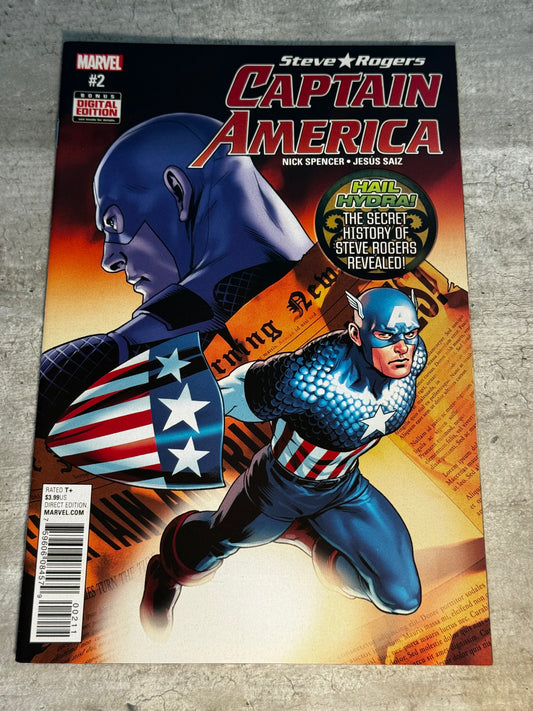 2016 - Marvel Comics - Captain America: Steve Rogers #2 - NM+ - English 1