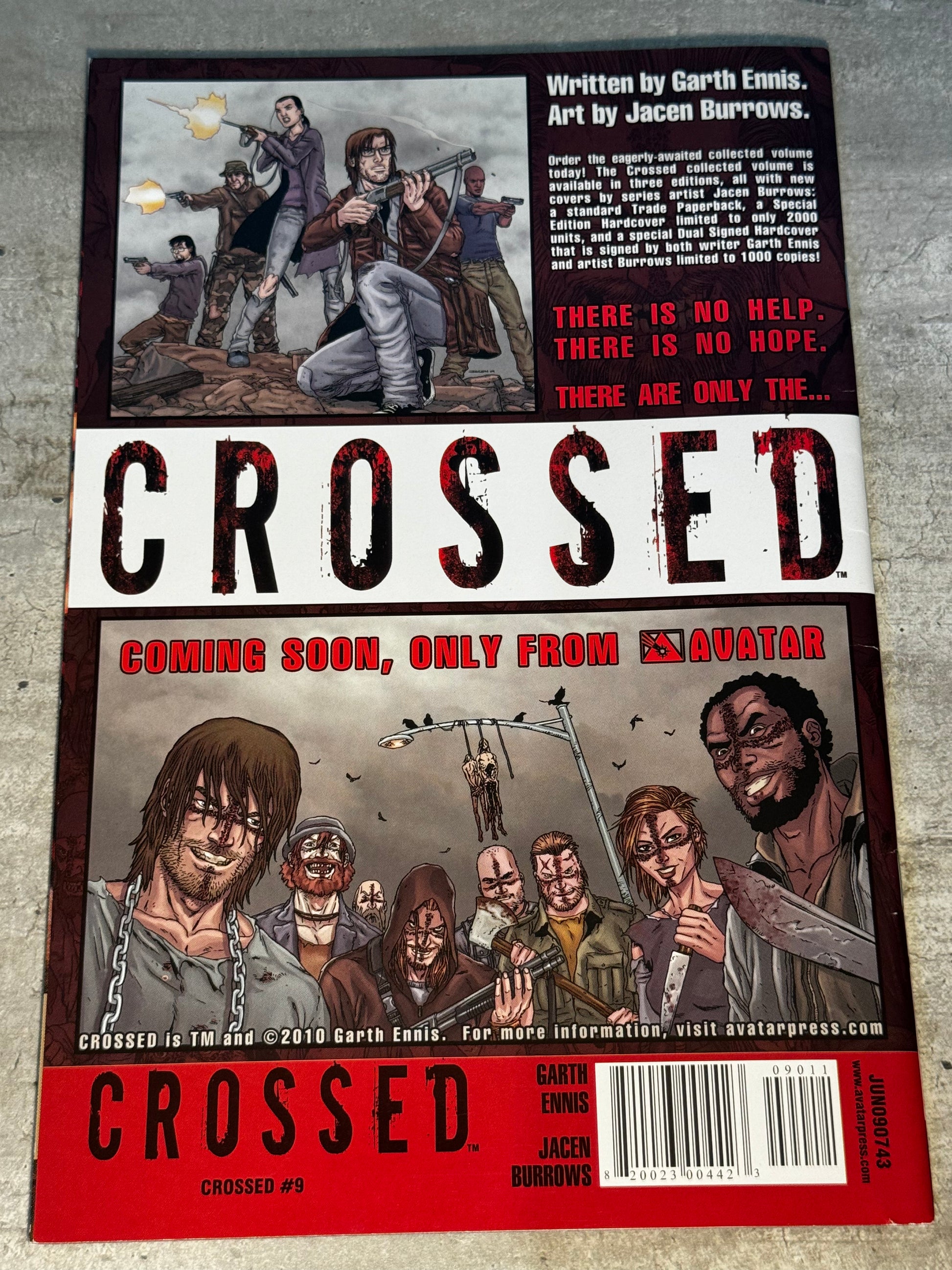 2010 - Avatar Press - Crossed #9 - NM - English - 2