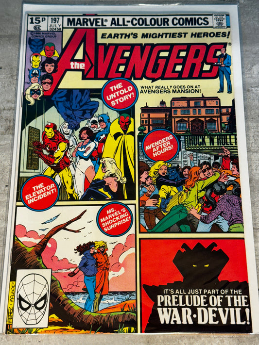 1980 - Marvel Comics - The Avengers, Vol. 1 #197 - VF+ - English 1