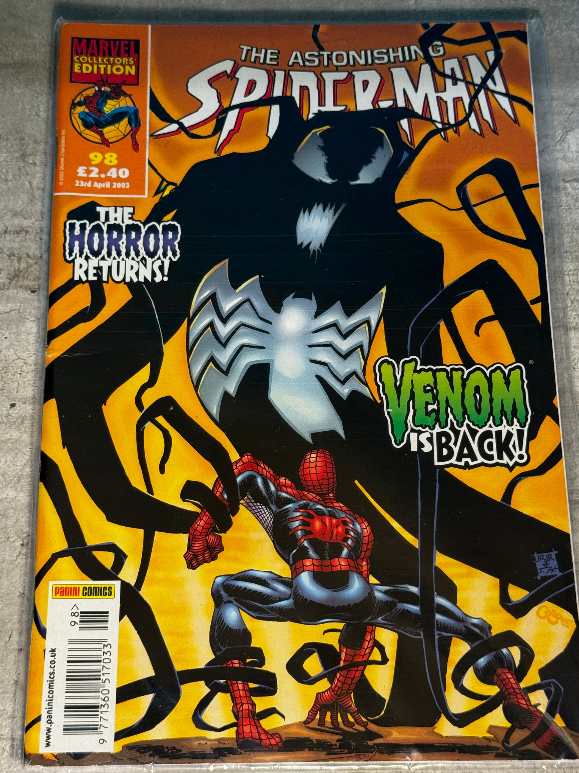 2003 - Panini - The Astonishing Spider-Man, Vol. 1 [UK] #98 - VF/NM - English 1