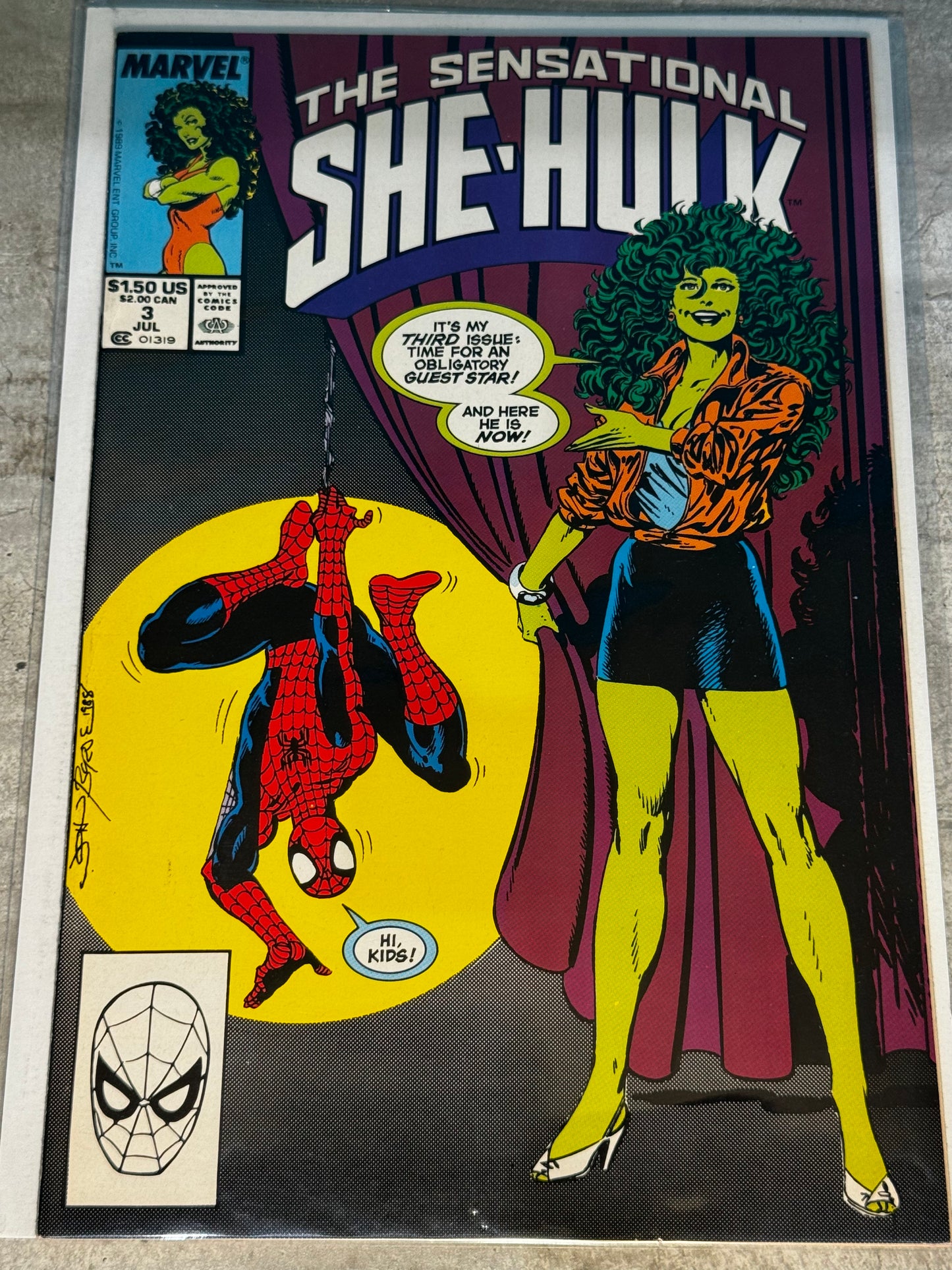 1989 - Marvel Comics - The Sensational She-Hulk, Vol. 1 #3 - VF/NM - English 1