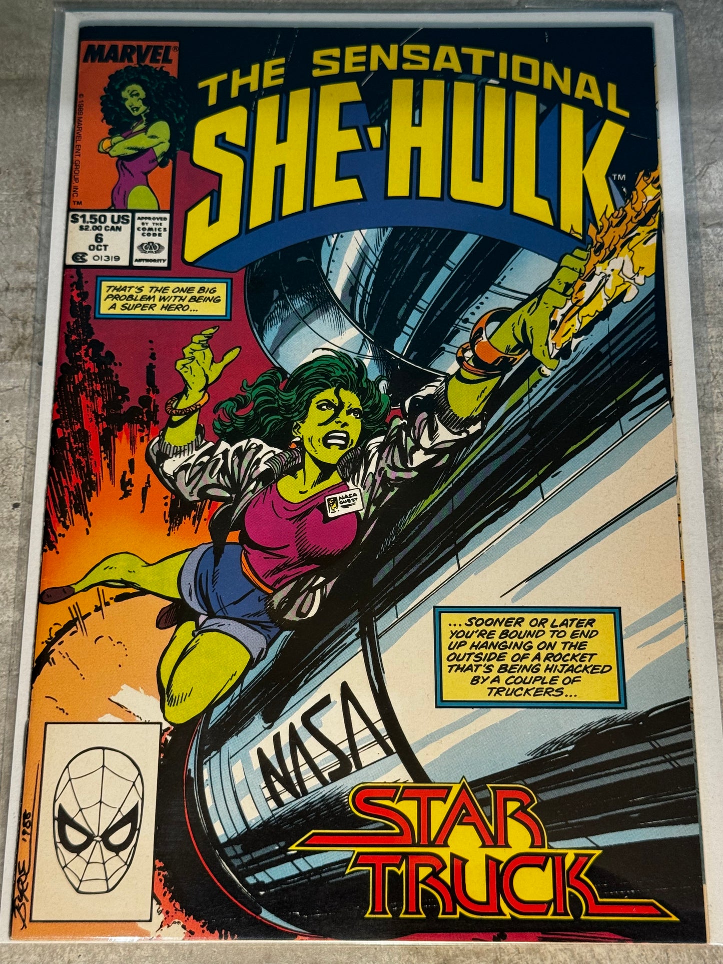 1989 - Marvel Comics - The Sensational She-Hulk, Vol. 1 #6 - VF/NM - English 1