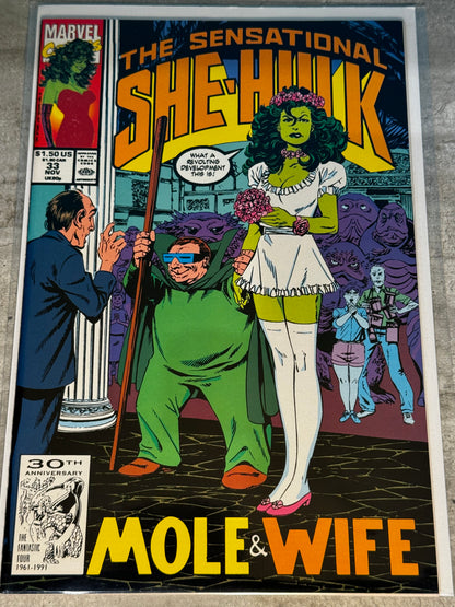 1991 - Marvel Comics - The Sensational She-Hulk, Vol. 1 #33 - VF/NM - English 1