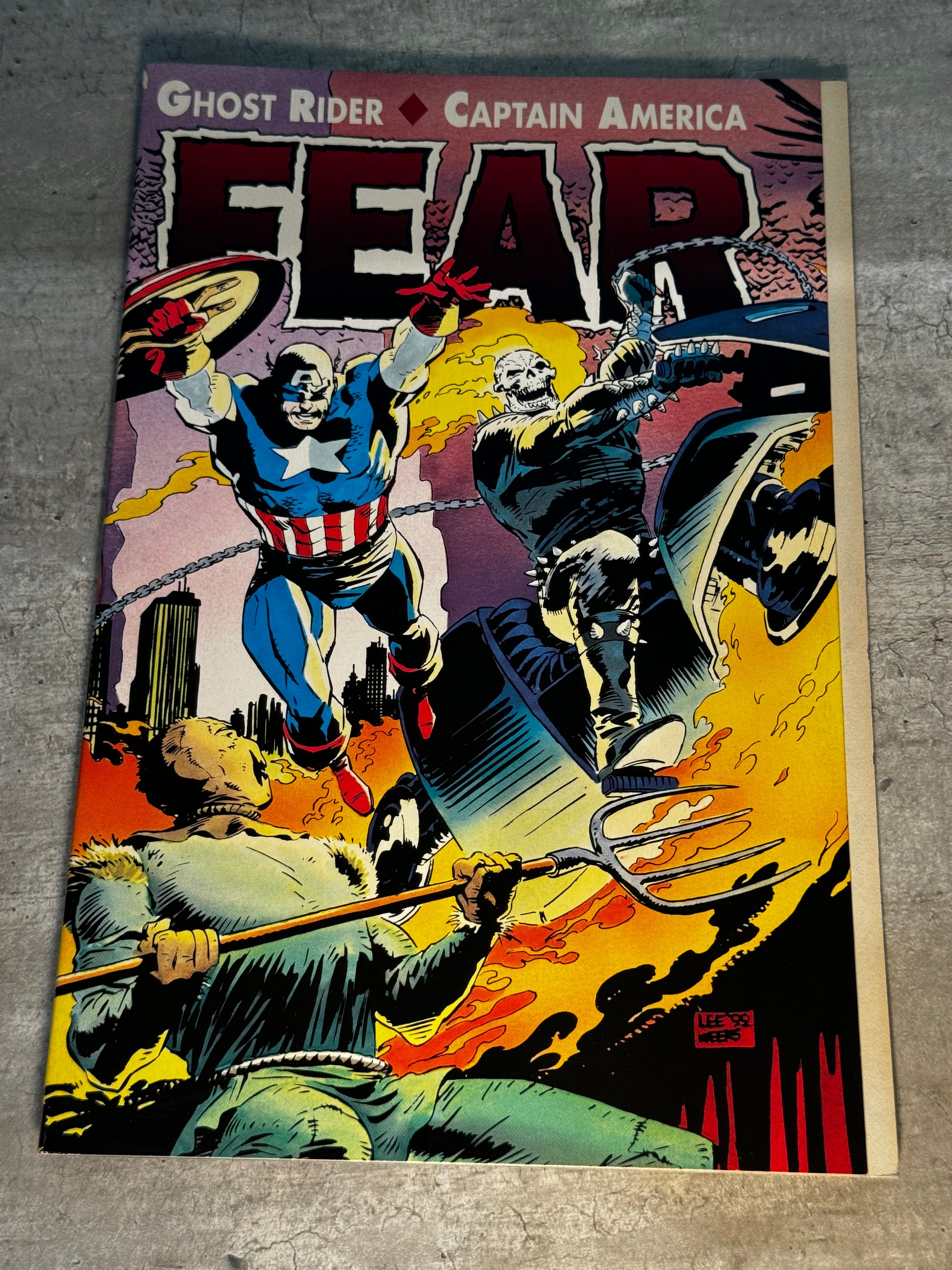 1992 - Marvel Comics - Ghost Rider / Captain America: Fear #1 - VF/NM - English 1