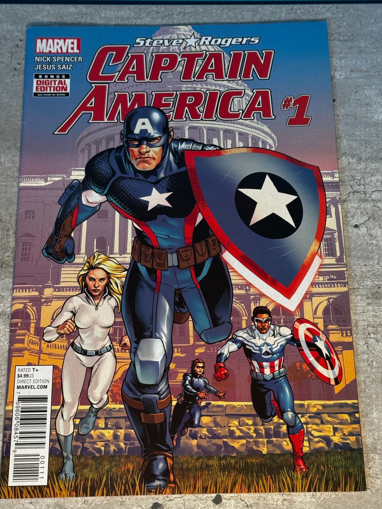 2016 - Marvel Comics - Captain America: Steve Rogers #1 - NM- - English 1