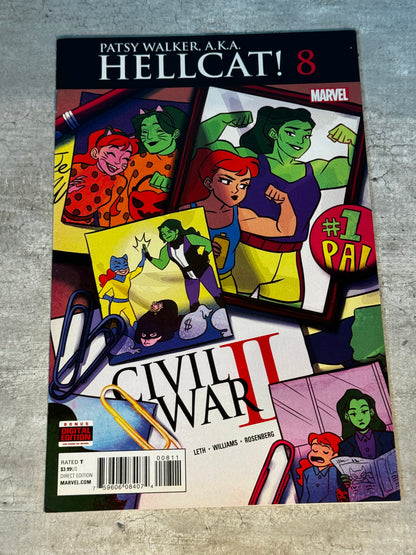 2016 - Marvel Comics - Patsy Walker, A.K.A. Hellcat! #8 - NM- - English 1