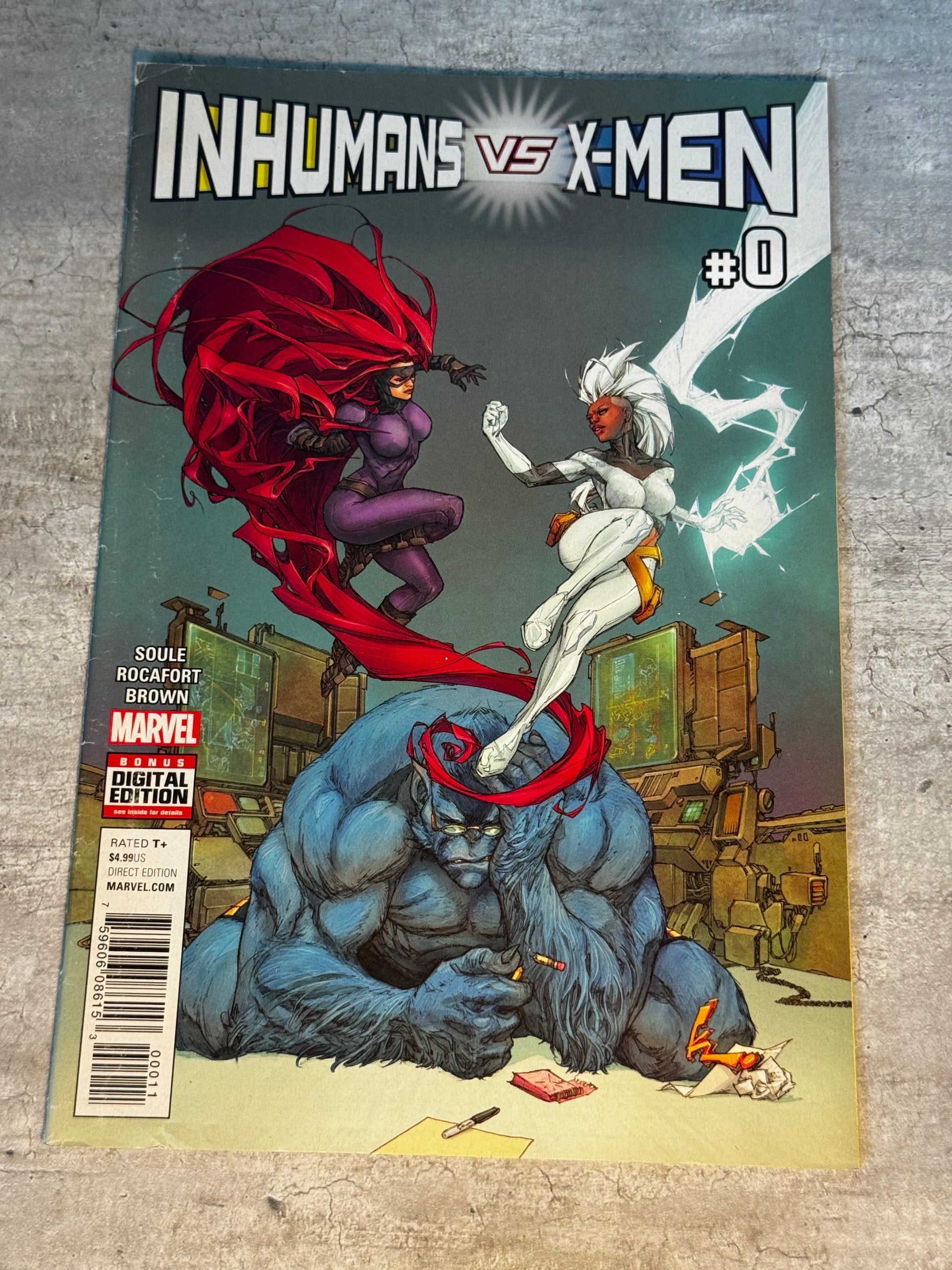 2016 - Marvel Comics - Inhumans vs. X-Men #0 - NM+ - English 1