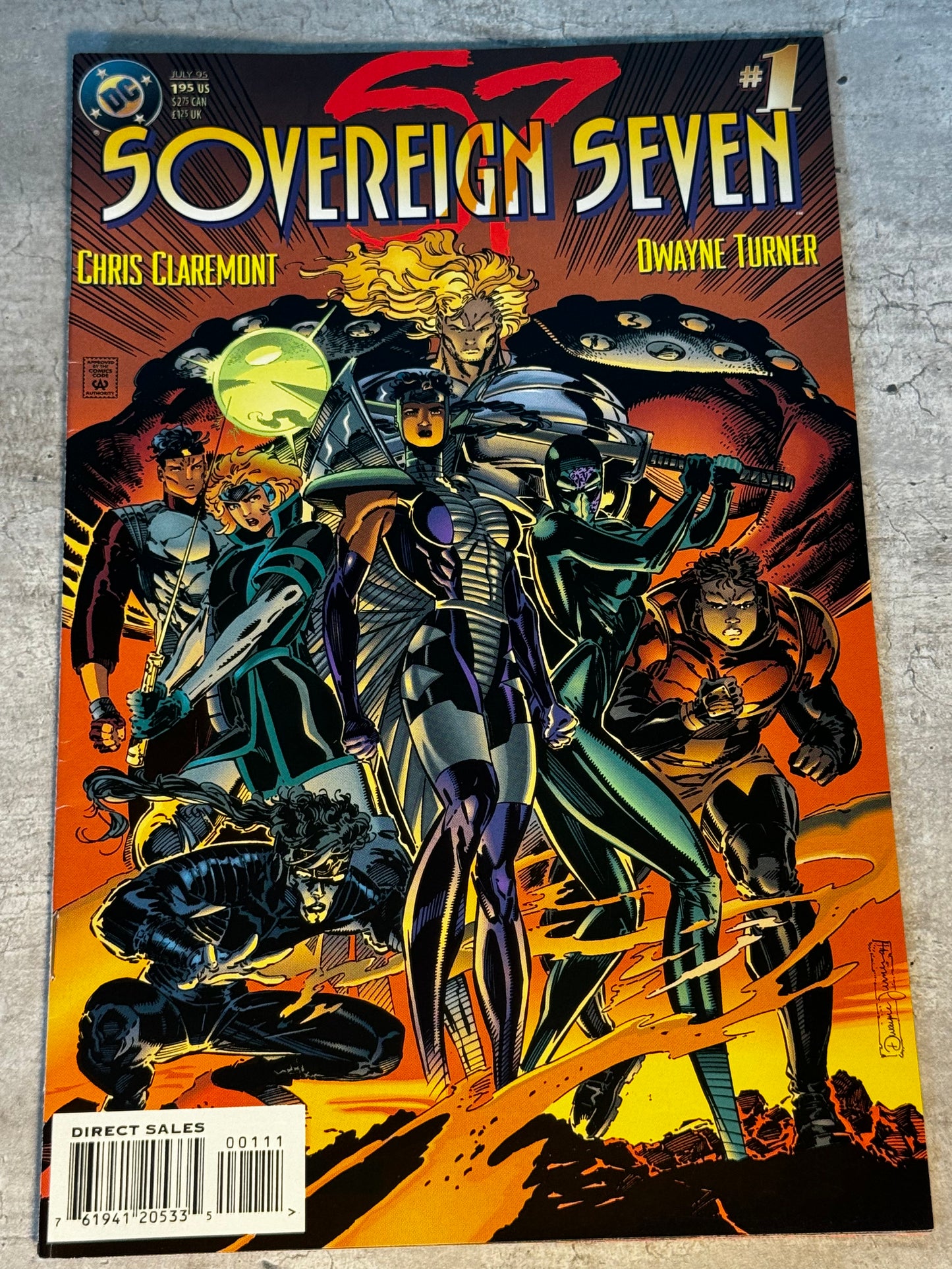 1995 - DC Comics - Sovereign Seven #1 - NM- - English 1