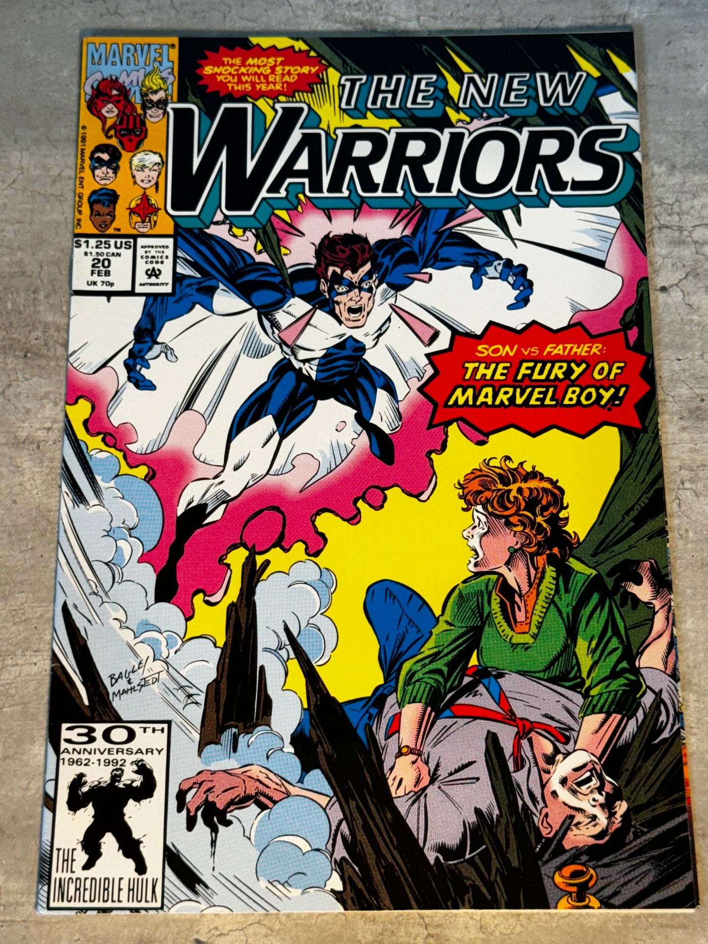 1992 - Marvel Comics - The New Warriors, Vol. 1 #20 - VF/NM - English 1