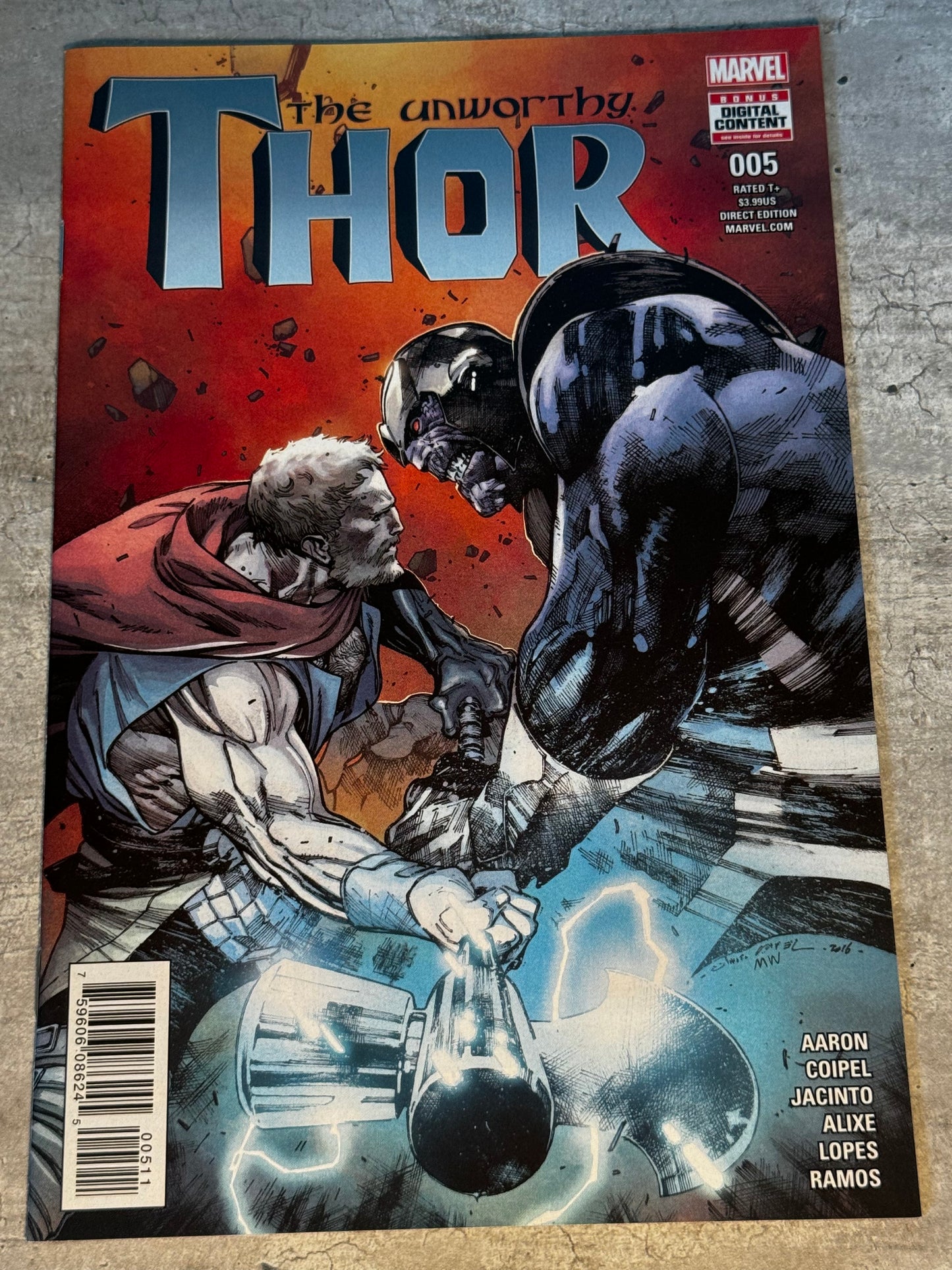 2017 - Marvel Comics - Unworthy Thor, Vol. 1 #5 - NM - English 1