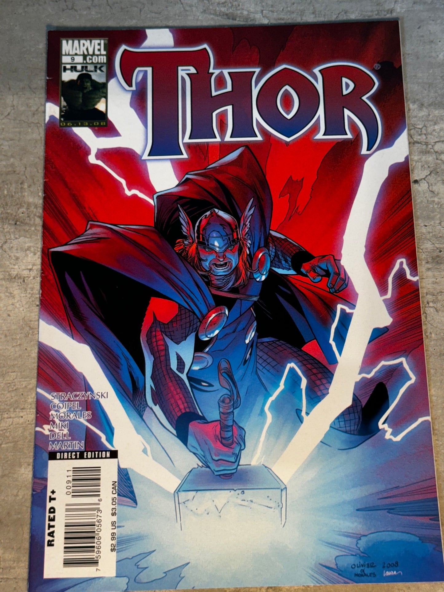 2008 - Marvel Comics - Thor, Vol. 3 #9 - NM - English 1