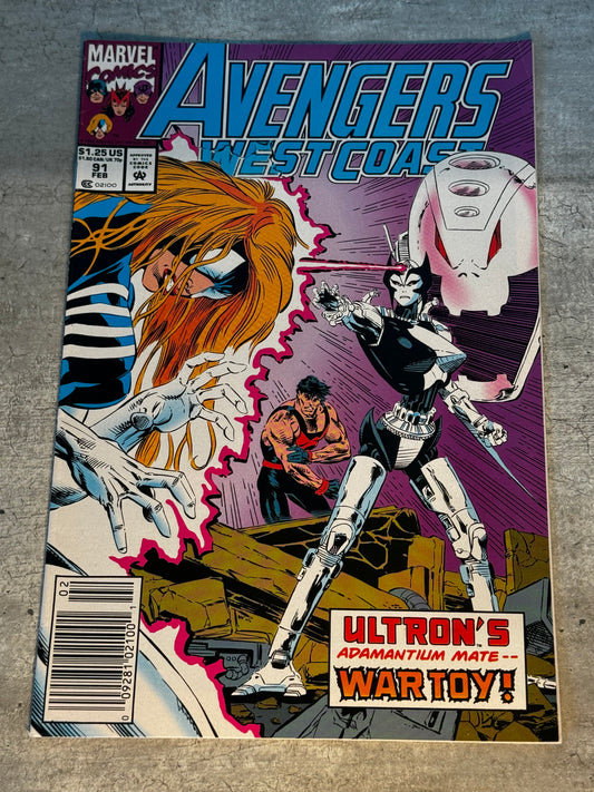 1992 - Marvel Comics - The West Coast Avengers, Vol. 2 #91 - VF+ - English 1