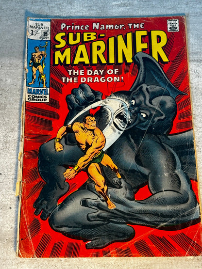 1969 - Marvel Comics - Sub-Mariner, Vol. 1 #15 - F- - English 1