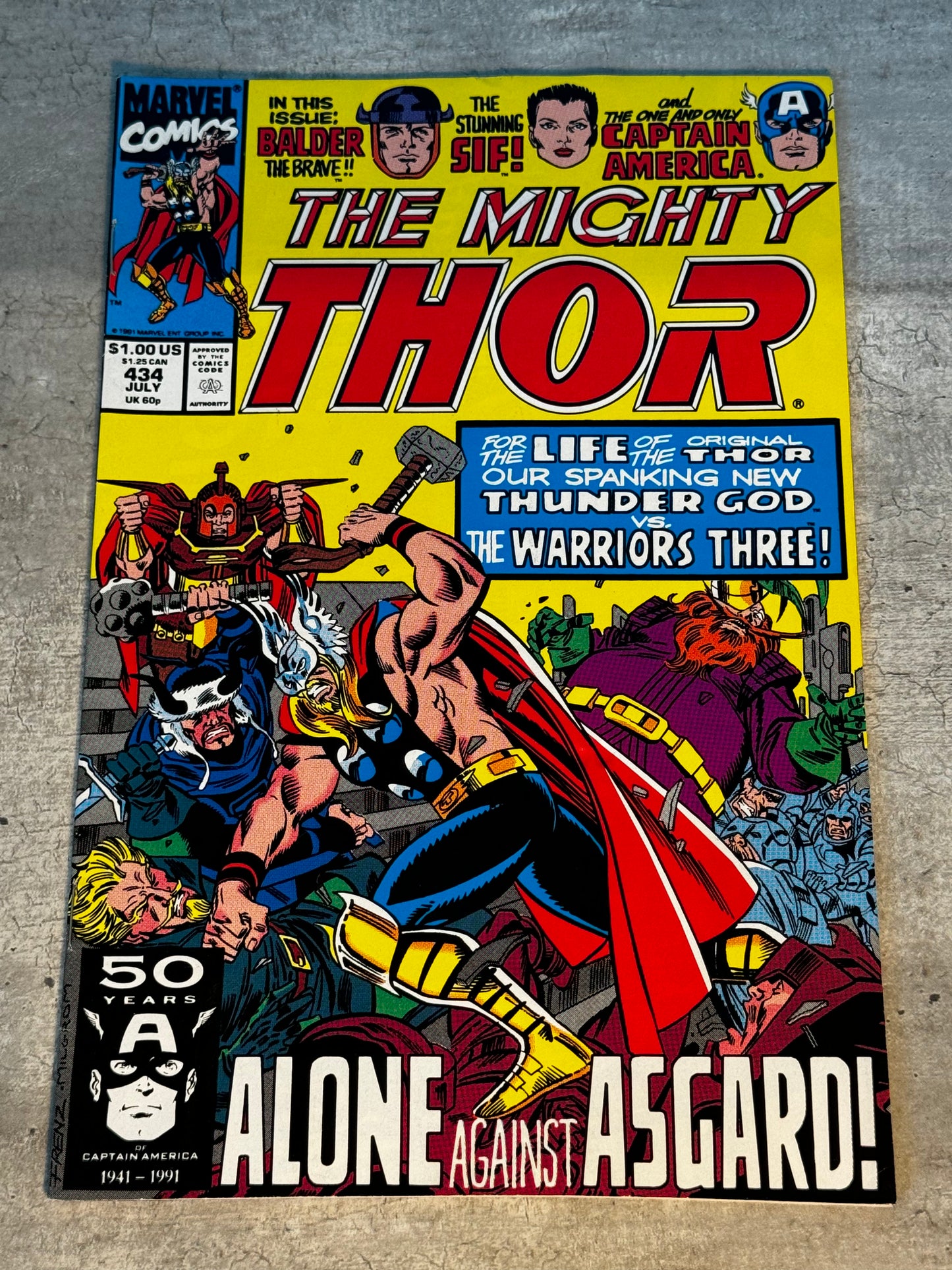 1991 - Marvel Comics - Thor, Vol. 1 #434 - VF+ - English 1