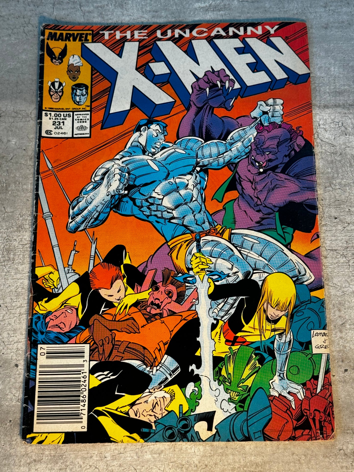 1988 - Marvel Comics - Uncanny X-Men, Vol. 1 #231 - F+ - English 1