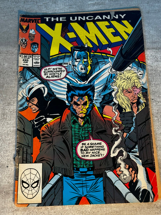 1989 - Marvel Comics - Uncanny X-Men, Vol. 1 #245 - VG+ - English 1