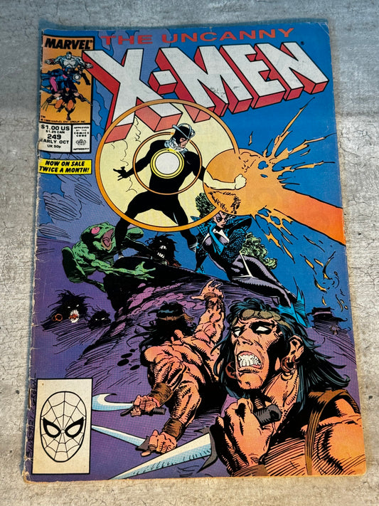 1989 - Marvel Comics - Uncanny X-Men, Vol. 1 #249 - VG/F - English 1