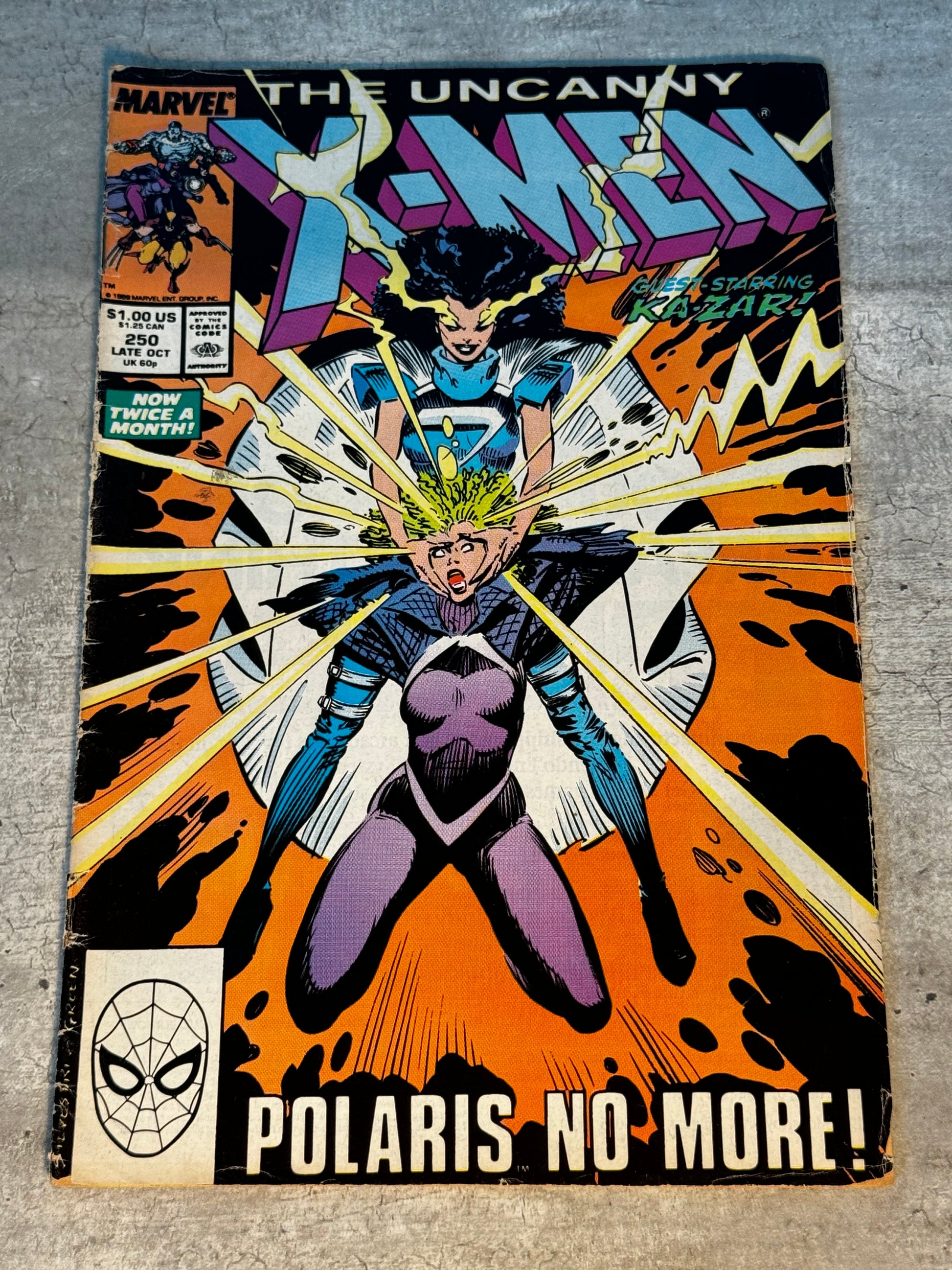 1989 - Marvel Comics - Uncanny X-Men, Vol. 1 #250 - F+ - English 1