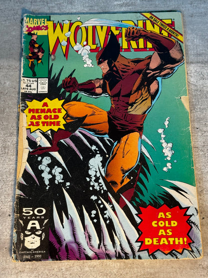 1991 - Marvel Comics - Wolverine, Vol. 2 #44 - VG+ - English 1