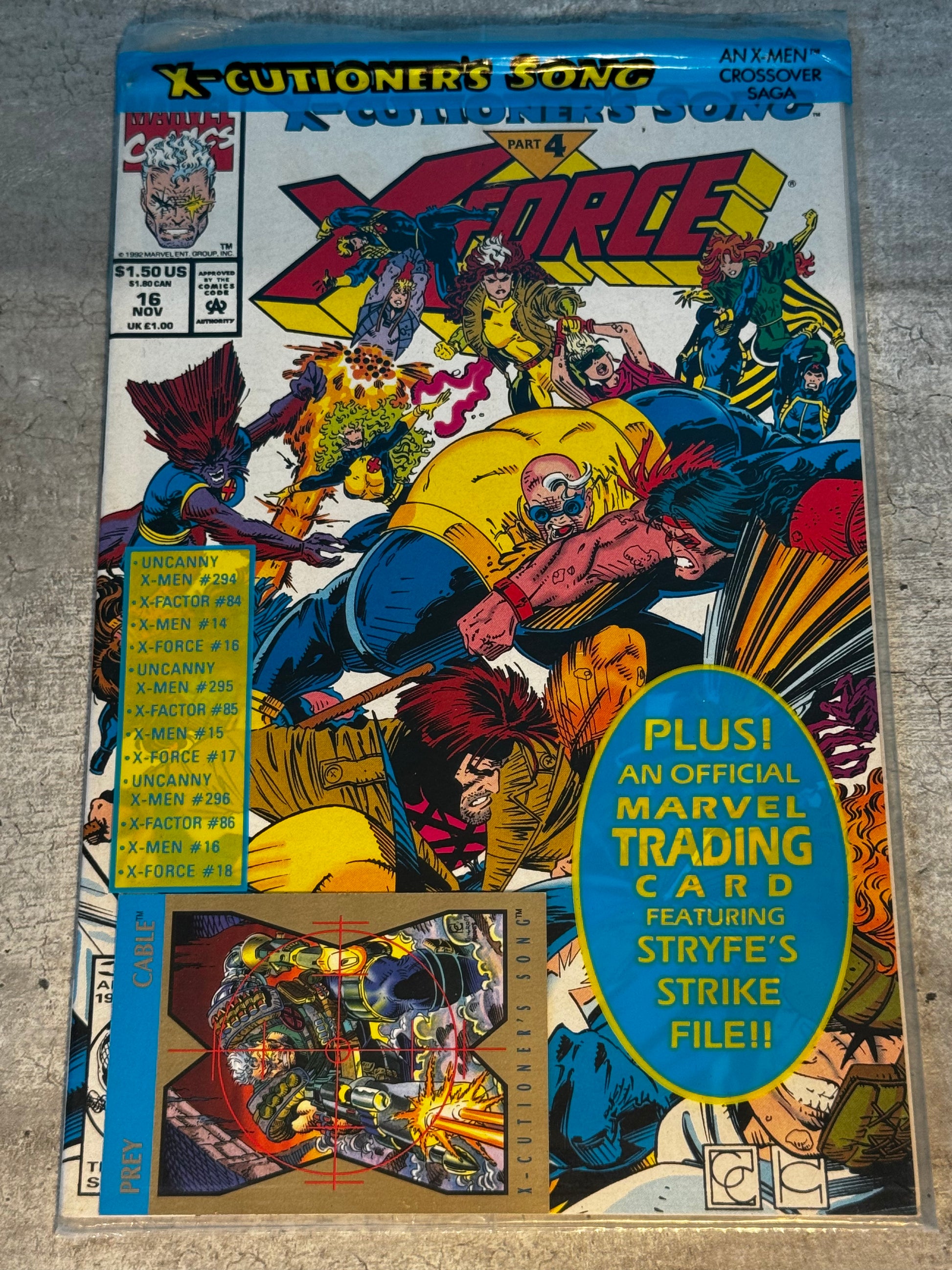 1992 - Marvel Comics - X-Force, Vol. 1 #16 - VF/NM - English 1