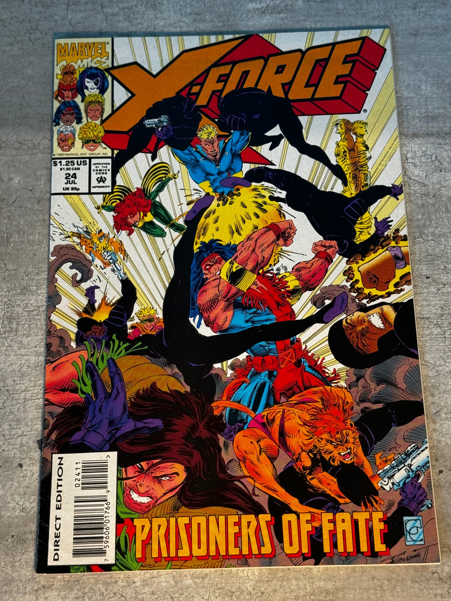 1993 - Marvel Comics - X-Force, Vol. 1 #24 - VF/NM - English 1