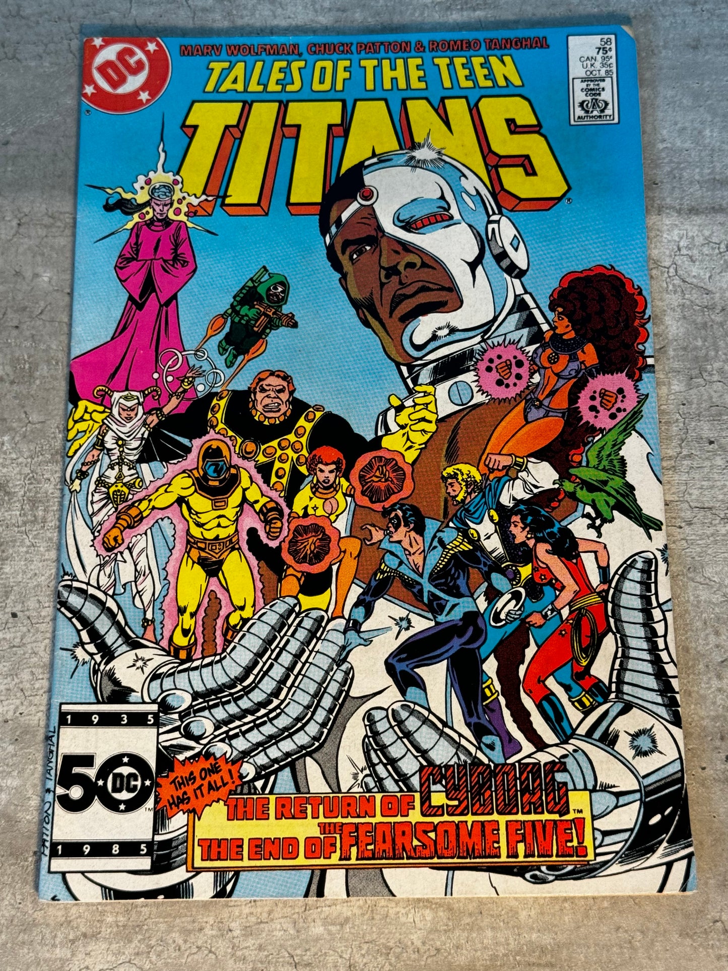 1985 - DC Comics - Tales of the Teen Titans #58 - F/VF - English 1