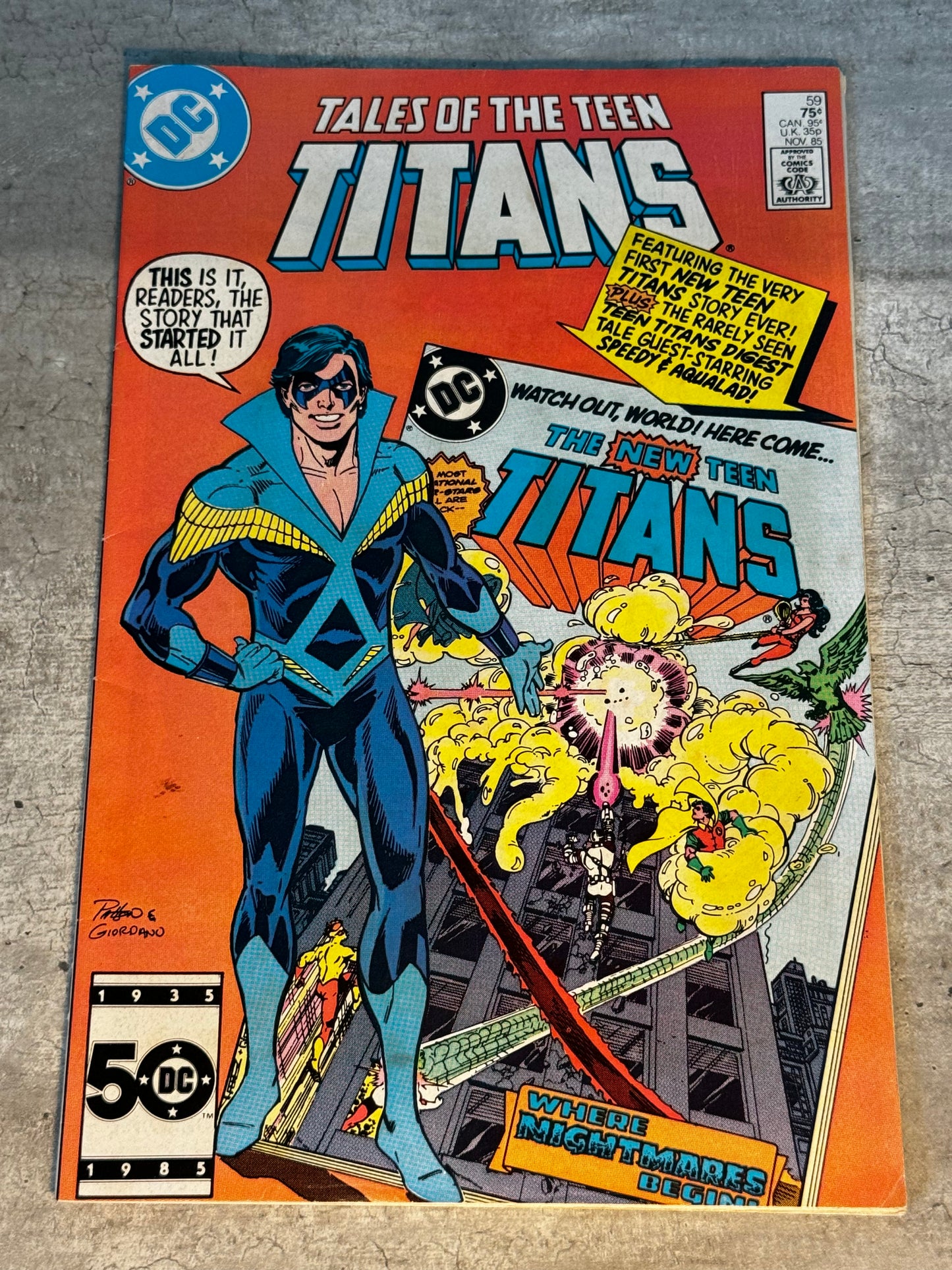 1985 - DC Comics - Tales of the Teen Titans #59 - F/VF - English 1