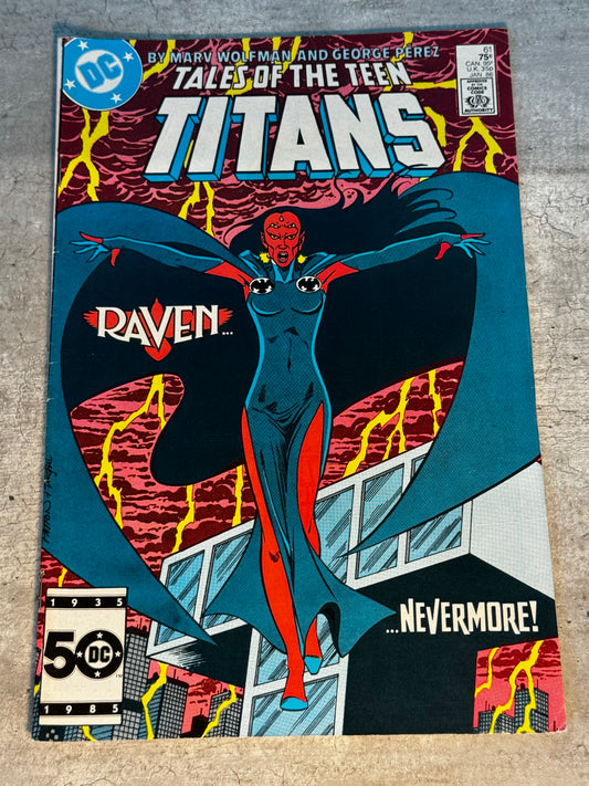 1986 - DC Comics - Tales of the Teen Titans #61 - VF- - English 1