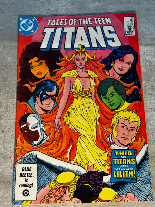 1986 - DC Comics - Tales of the Teen Titans #66 - VF- - English 1