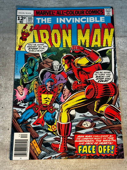 1977 - Marvel Comics - Iron Man, Vol. 1 #105 - VF - English 1