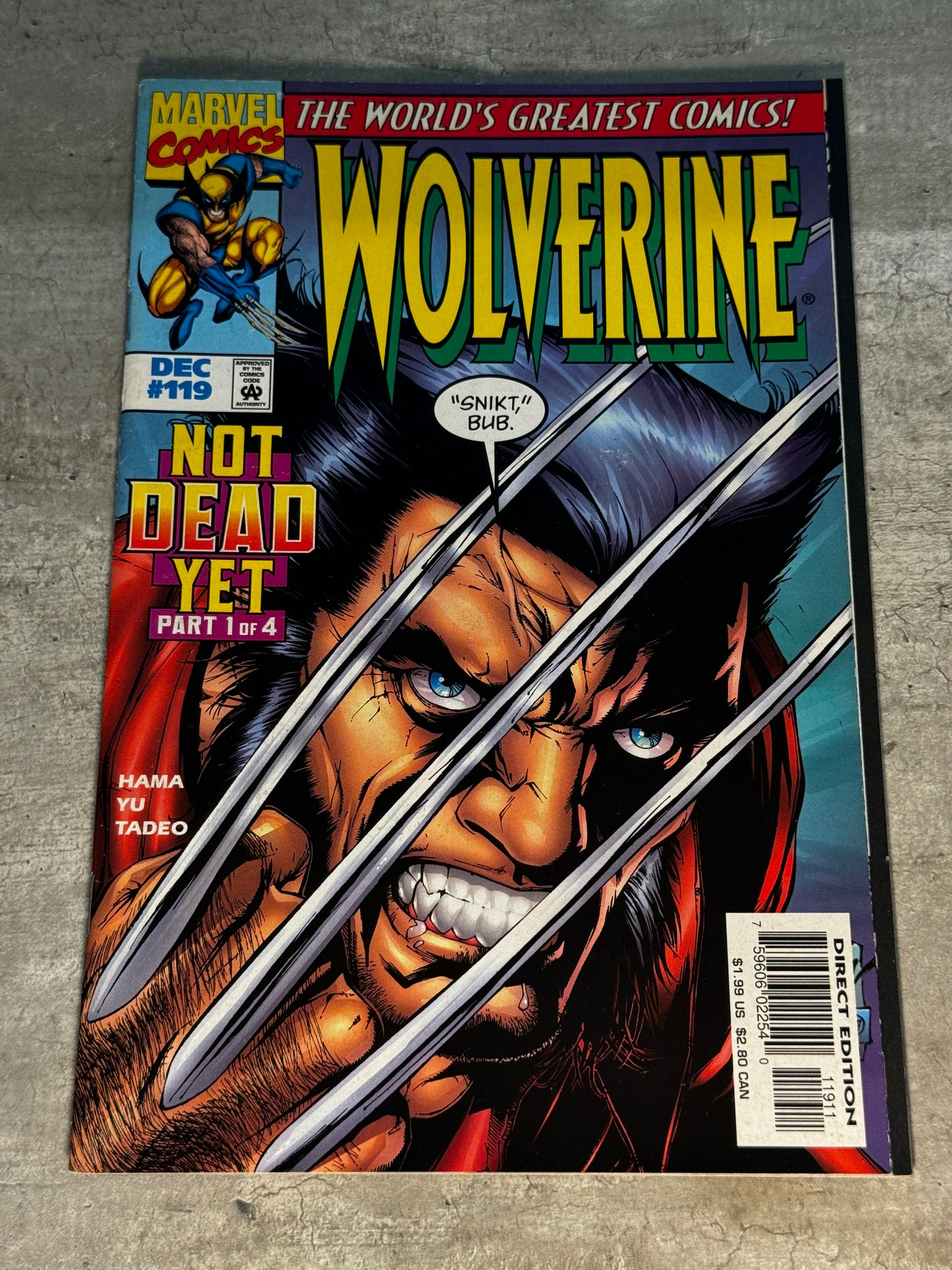 1997 - Marvel Comics - Wolverine, Vol. 2 #119 - NM - English 1