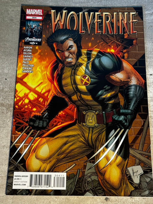 2012 - Marvel Comics - Wolverine, Vol. 4 #304 - NM - English 1