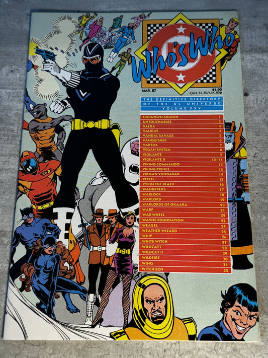 1987 - DC Comics - Who's Who: The Definitive Directory of the DC Universe #25 - VF+ - English 1