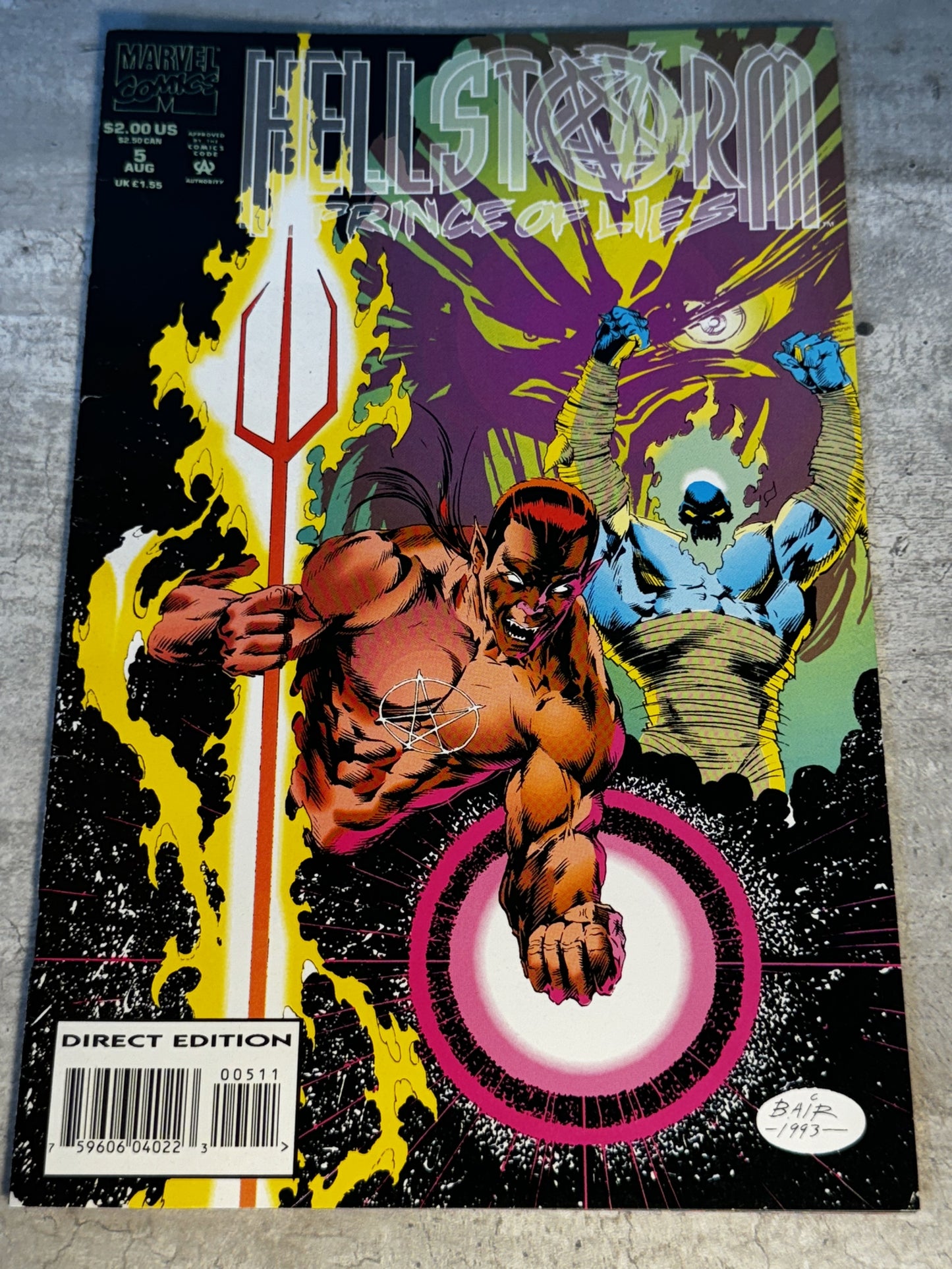 1993 - Marvel Comics - Hellstorm: Prince of Lies #5 - NM- - English 1