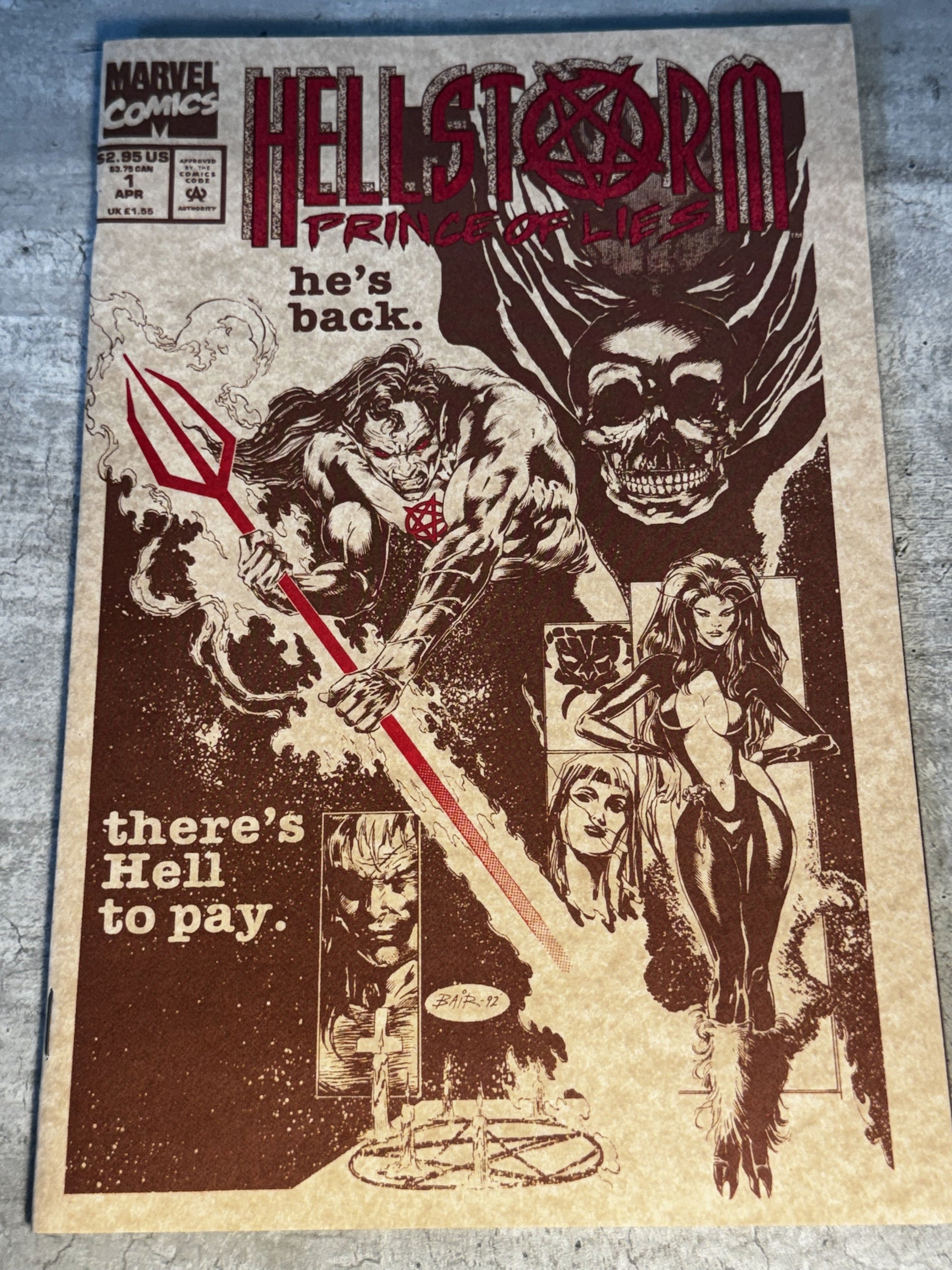 1993 - Marvel Comics - Hellstorm: Prince of Lies #1 - NM- - English 1