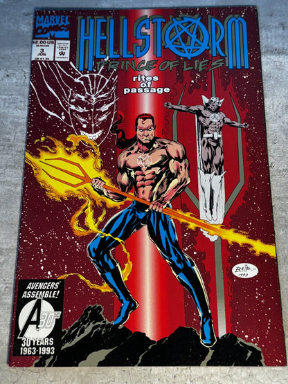 1993 - Marvel Comics - Hellstorm: Prince of Lies #3 - NM- - English 1