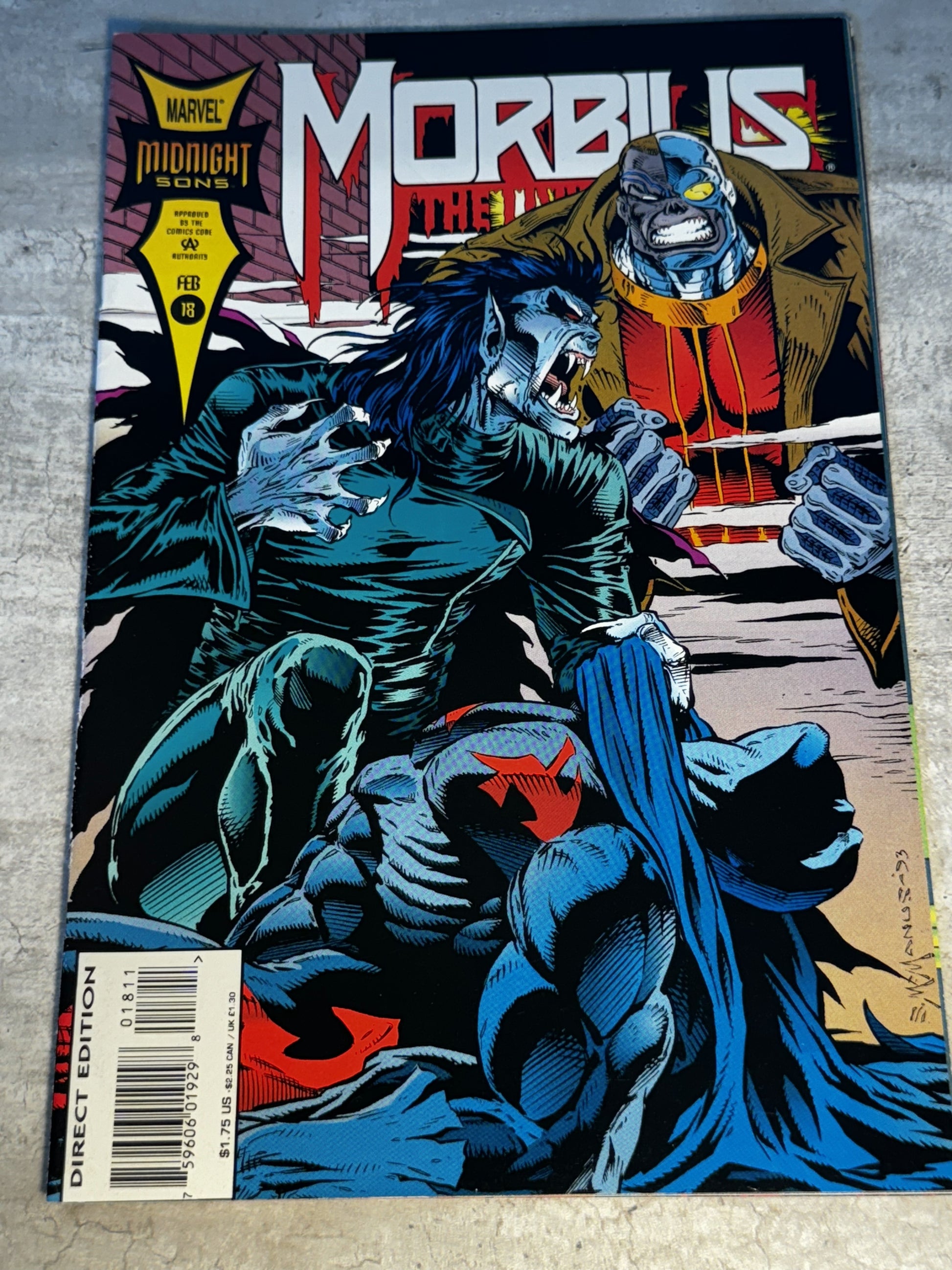 1993 - Marvel Comics - Morbius: The Living Vampire, Vol. 1 #18 - NM - English 1