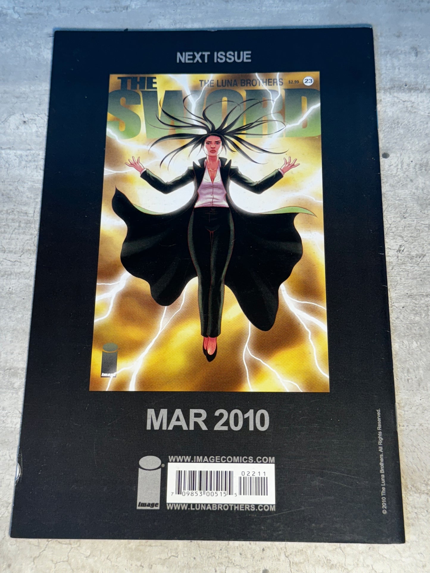 2010 - Image Comics - The Sword #22 - NM/M - English - 2