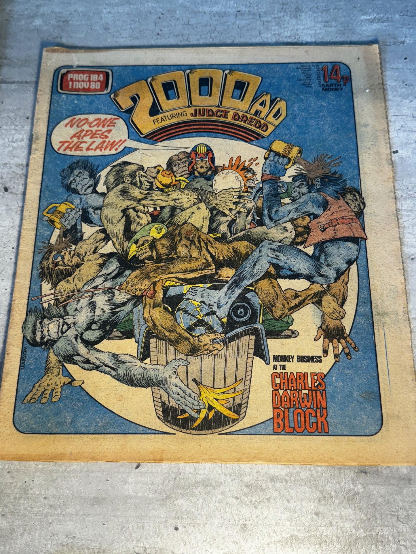 1980 - Rebellion - 2000 AD #184 - VG/F - English 1