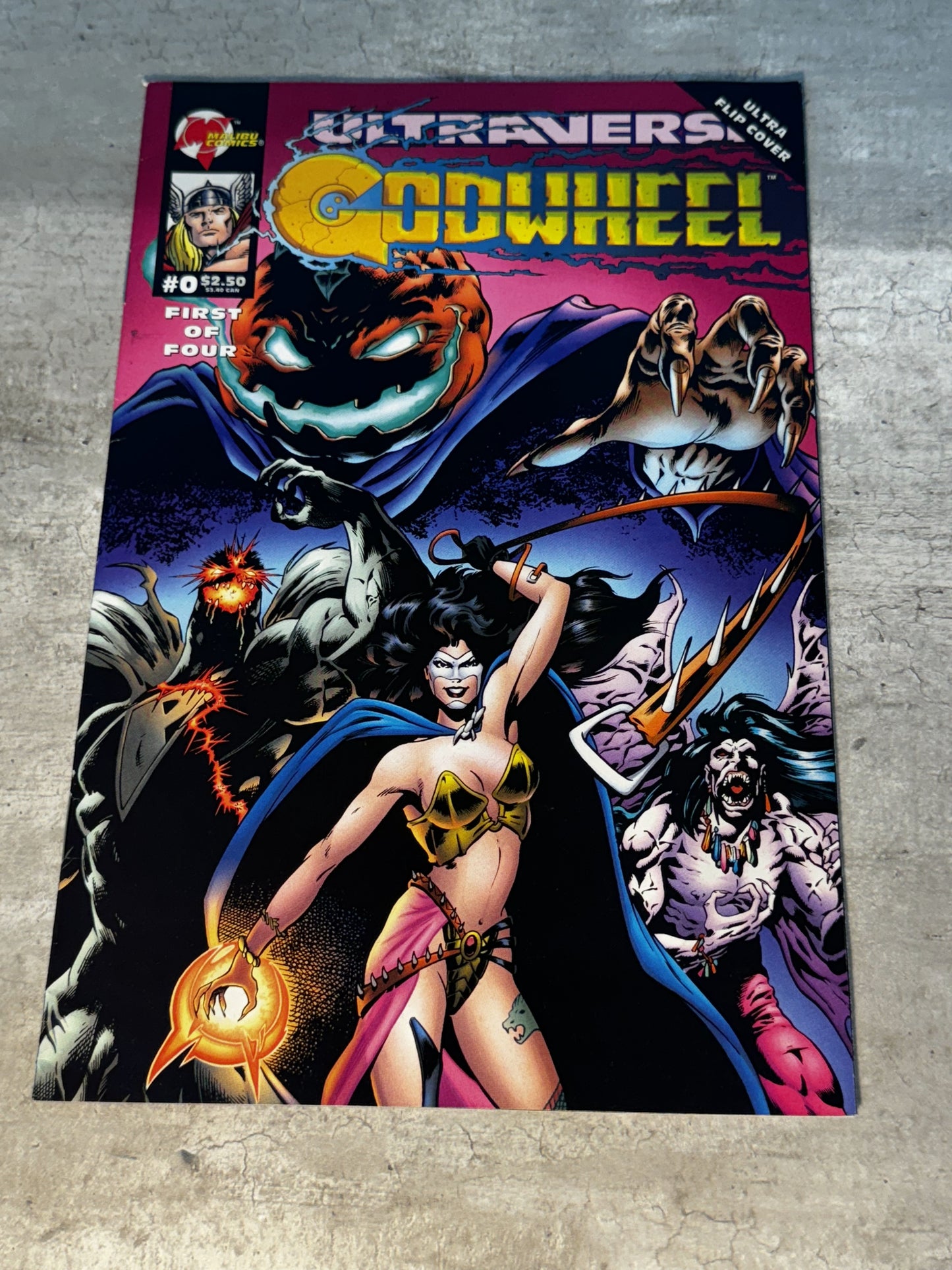 1995 - Malibu Comics - Godwheel #0 - NM- - English 2