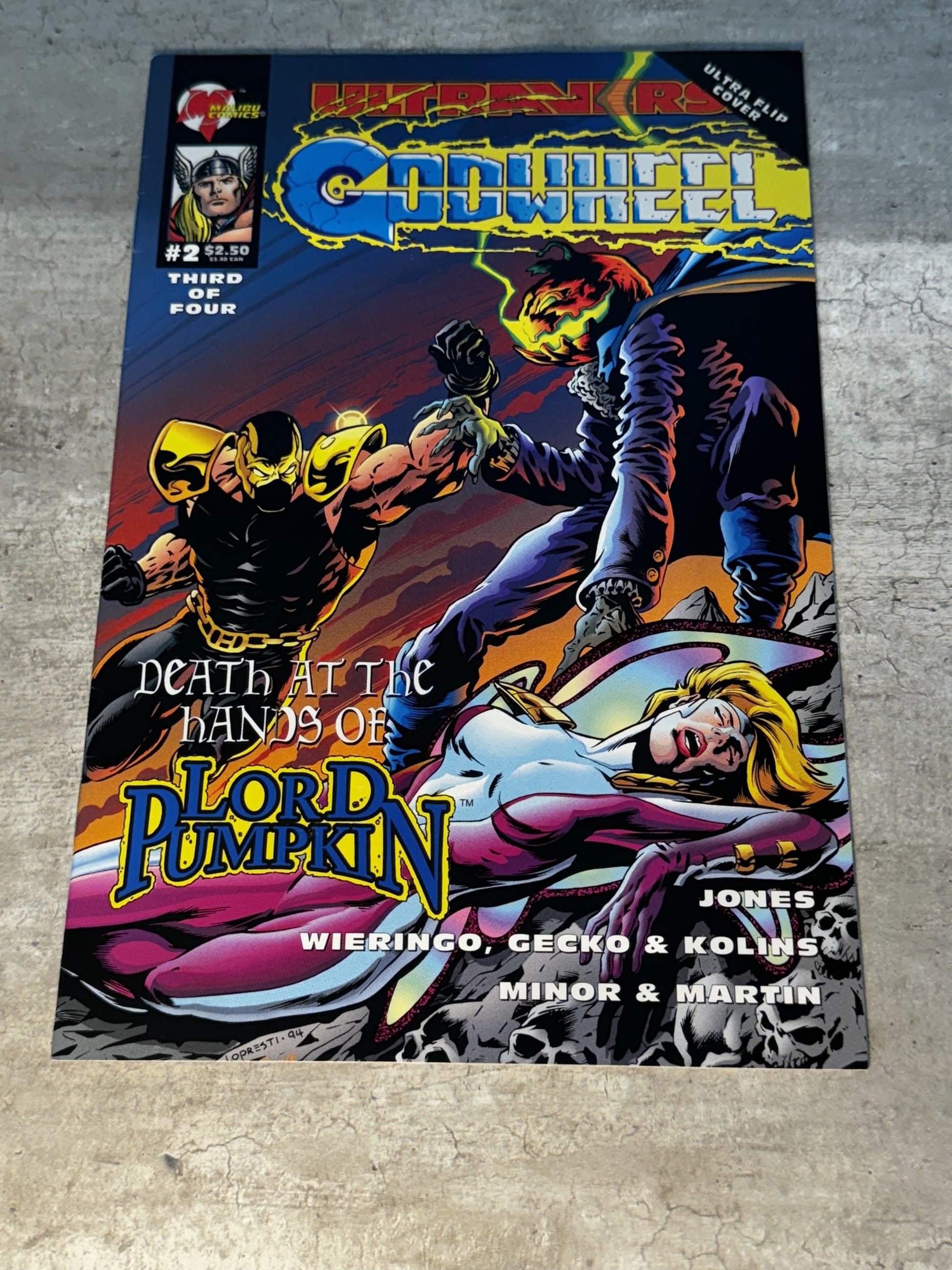 1995 - Malibu Comics - Godwheel #2 - NM- - English 2