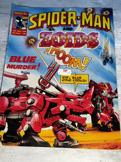 1986 - Marvel Comics - Spider-Man And Zoids #7 - VF - English 1