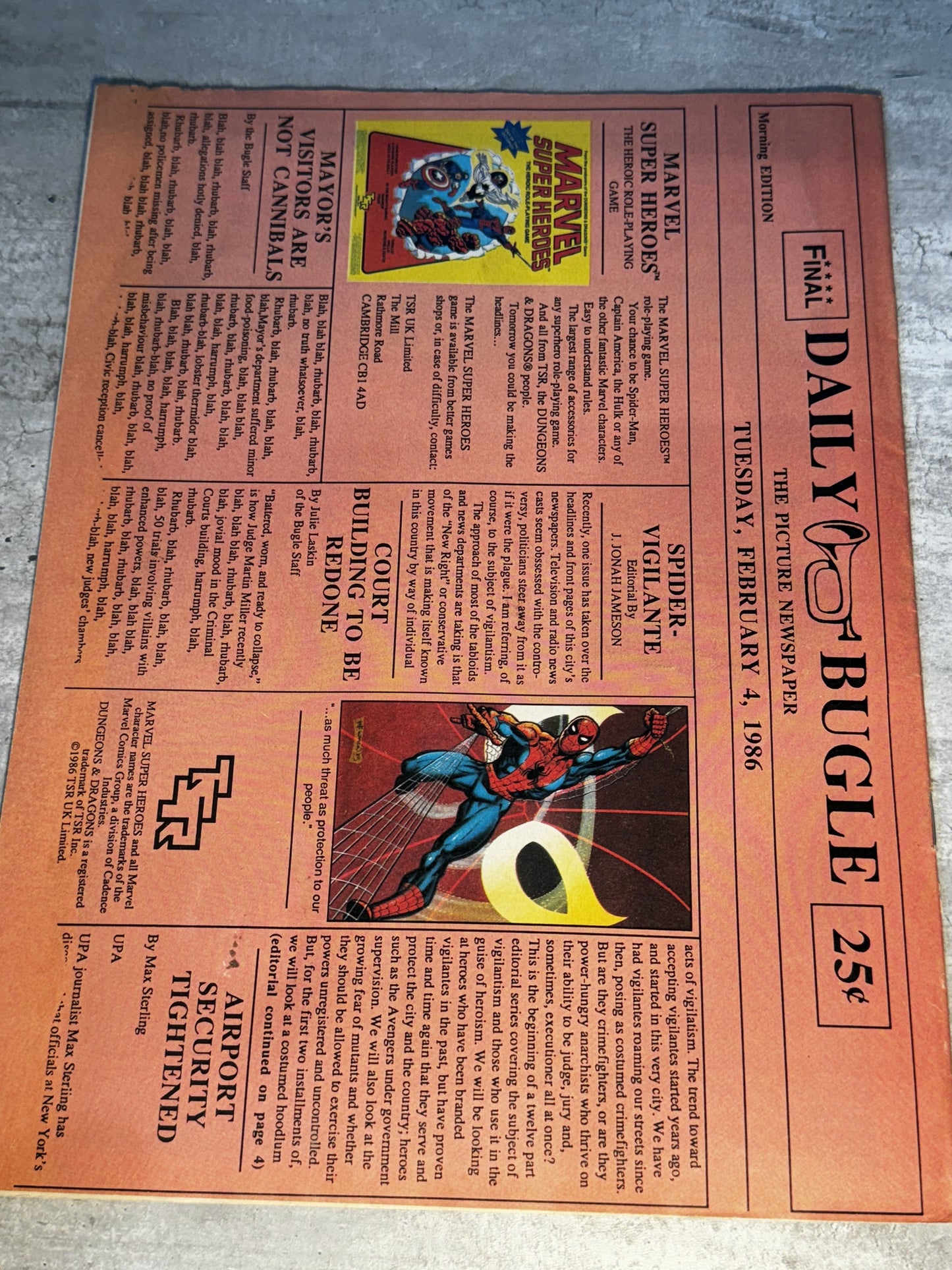 1986 - Marvel Comics - Spider-Man And Zoids #7 - VF - English - 2