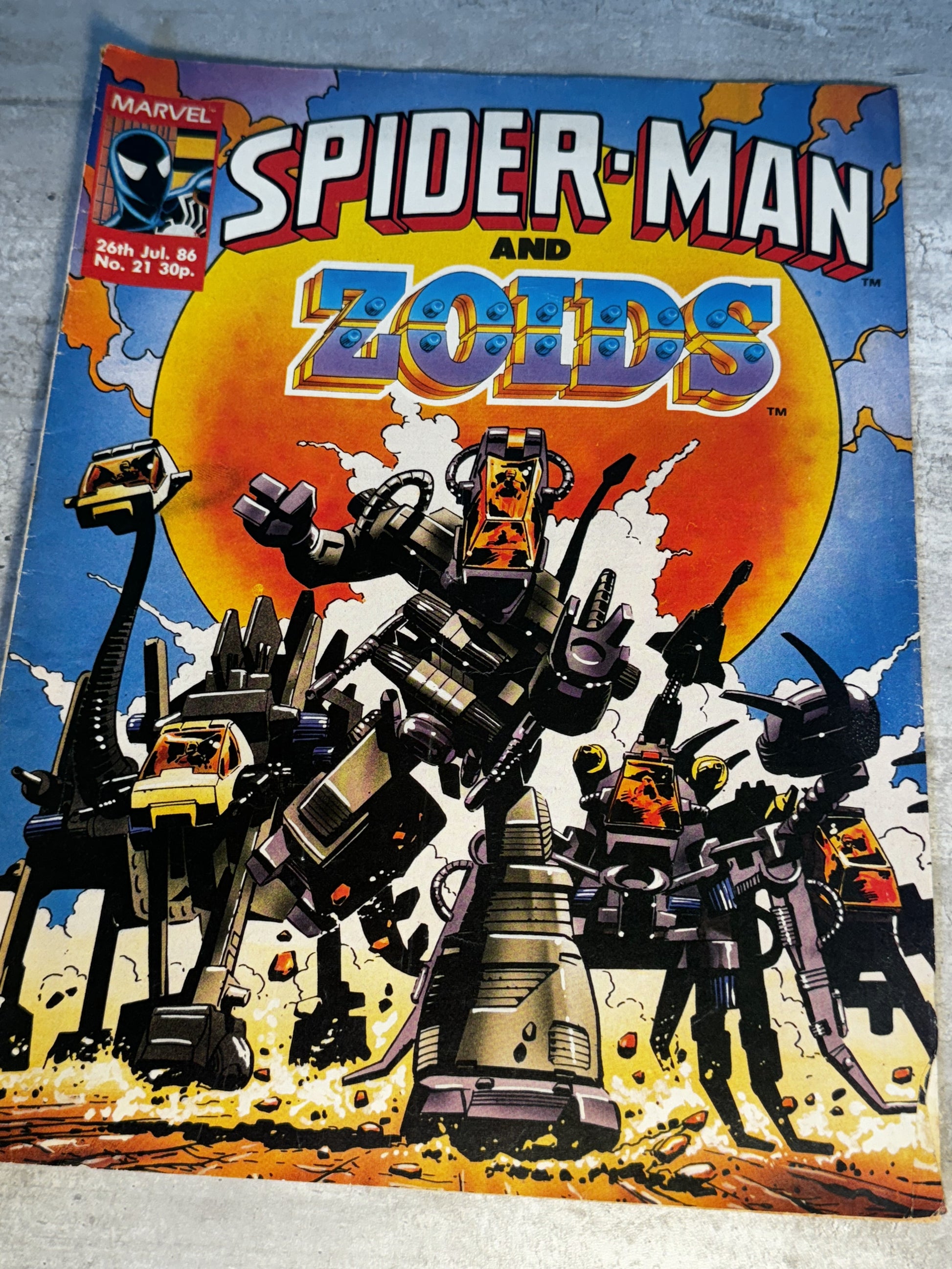 1986 - Marvel Comics - Spider-Man And Zoids #21 - VF - English 1