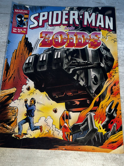 1986 - Marvel Comics - Spider-Man And Zoids #23 - VF - English 1