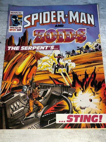 1986 - Marvel Comics - Spider-Man And Zoids #29 - VF - English 1