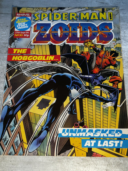 1986 - Marvel Comics - Spider-Man And Zoids #30 - VF - English 1