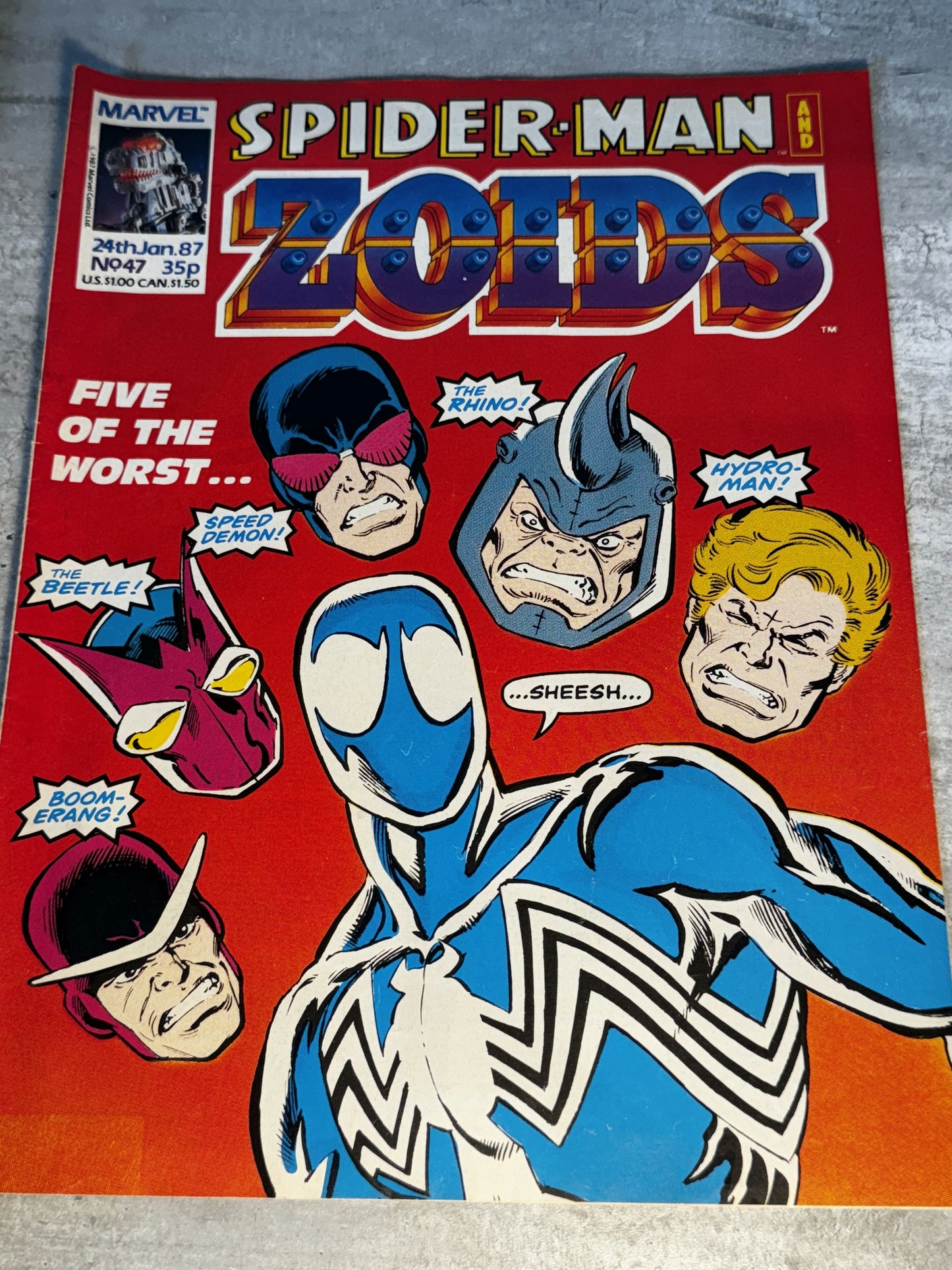 1987 - Marvel Comics - Spider-Man And Zoids #47 - VF - English 1