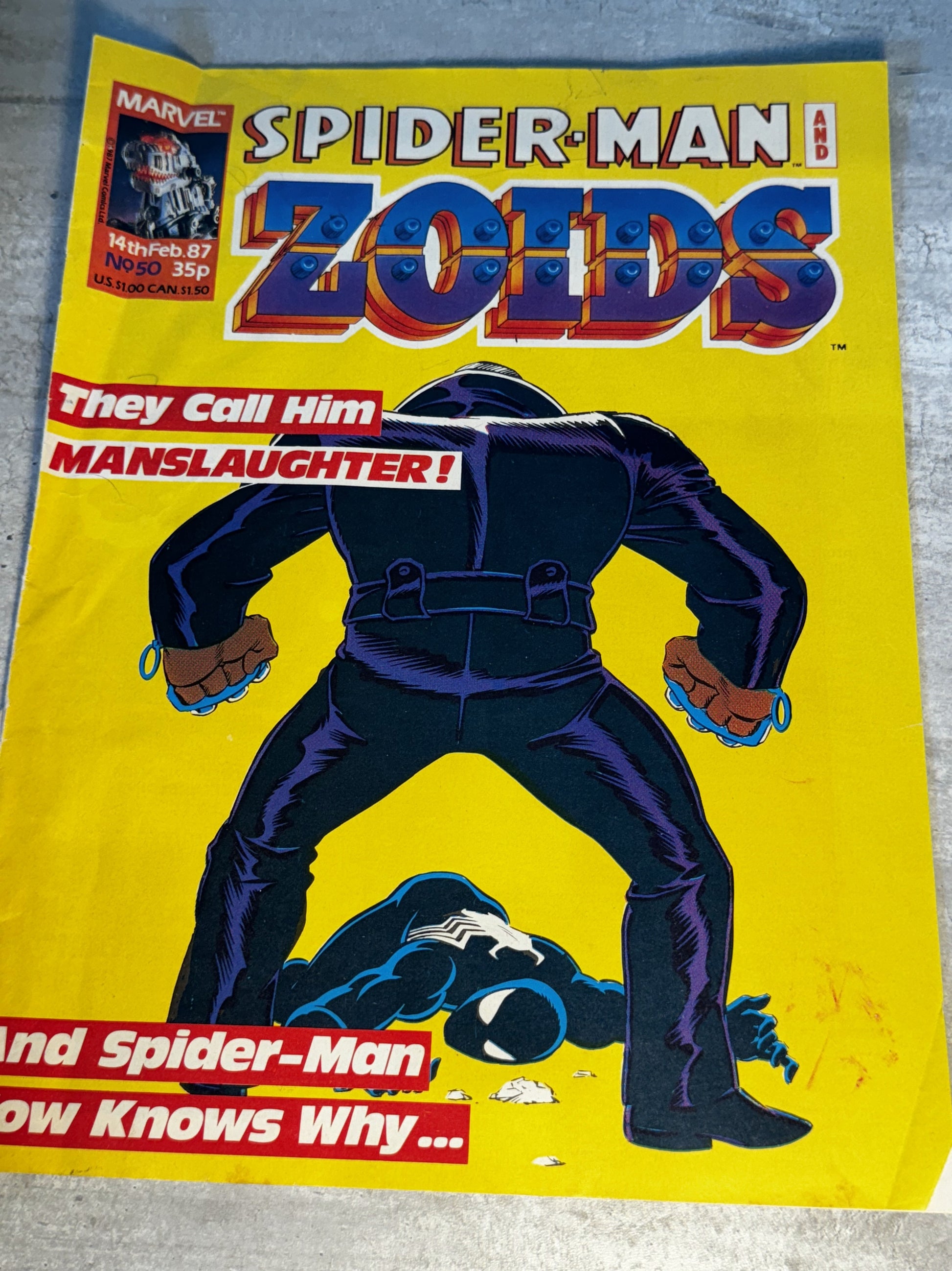 1987 - Marvel Comics - Spider-Man And Zoids #50 - F/VF - English 1